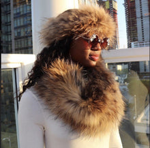 Load image into Gallery viewer, Scarf - Raccoon Fur Infinity