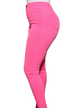 Load image into Gallery viewer, FLATTER ME JEANS (HOT PINK)
