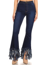 Load image into Gallery viewer, FELECIA (Fringe Bell Bottom Jeans)
