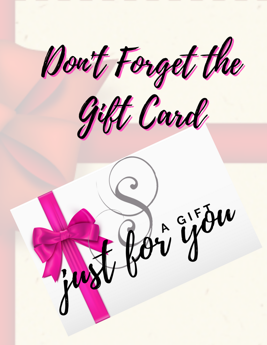 GIFT CARDS to SHE SADITY COUTURE