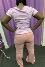 Load image into Gallery viewer, PINK PANTS-HER (Bell Bottom Jeans)
